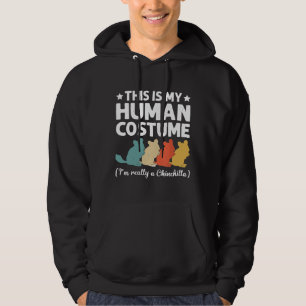 Moletom Esta é a minha fantasia humana eu sou muito hallow