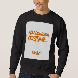 Moletom Esta É A Minha Figurinha De Halloween Que Trabalhe