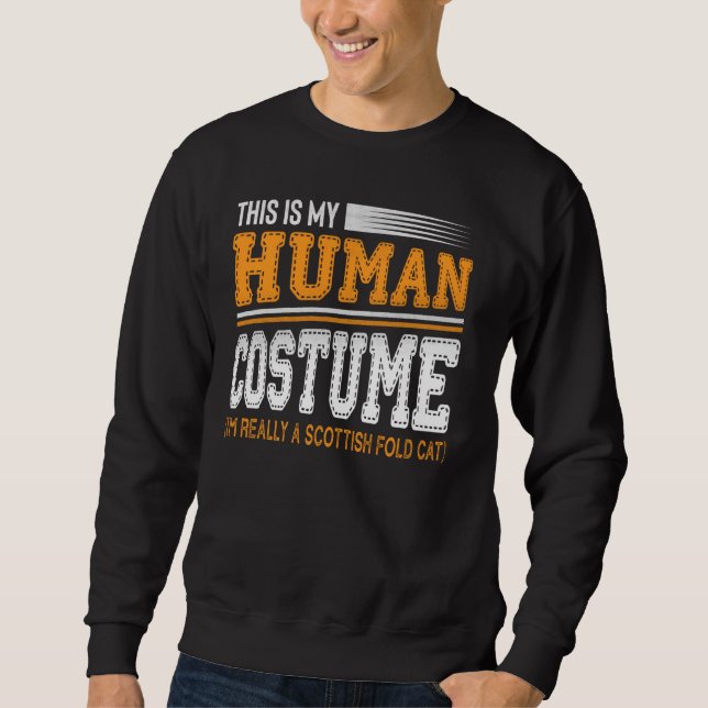 Moletom Esta É A Minha Trauma Humana Eu Sou Realmente Uma  (Frente)