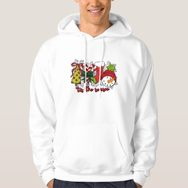 Moletom Esta é a temporada Natal Hoodie (Frente)