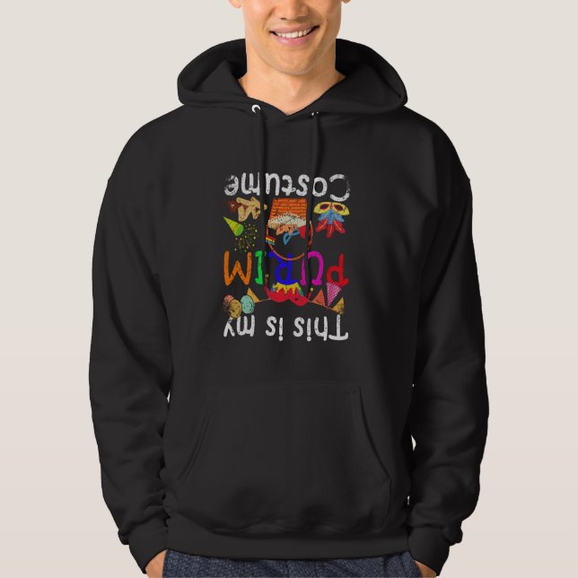 Moletom Esta é minha fantasia de Purim engraçada (Frente)