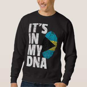 Moletom Está em Meu Dna Bahamas Sinalizador Homens Mulhere