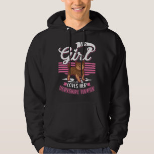 Moletom Esta garota ama seu Yorkshire Terrier Girl Yorkie