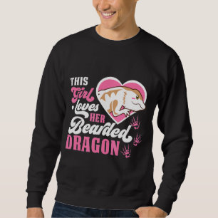 Moletom Esta Garota Bonita Ama O Dragão De Dragão Com Carb