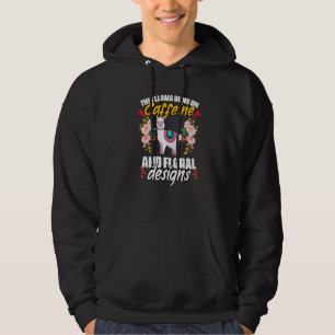 Moletom Esta Garota Funciona Com Cafeína Floral Animal Par