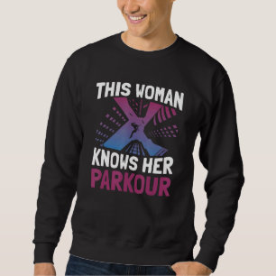Moletom Esta Mulher Conhece Seu Rastreador de Parkour Free