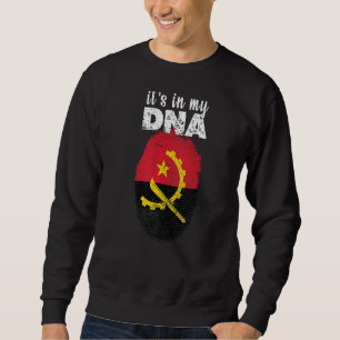 Moletom Está na minha bandeira angolana orgulhosa Angola a