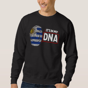 Moletom Está No Meu DNA Bandeira Nacional Patriótico Urugu