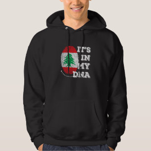 Moletom Está no meu DNA Liban Flag Men Mulheres Dão Suatsh