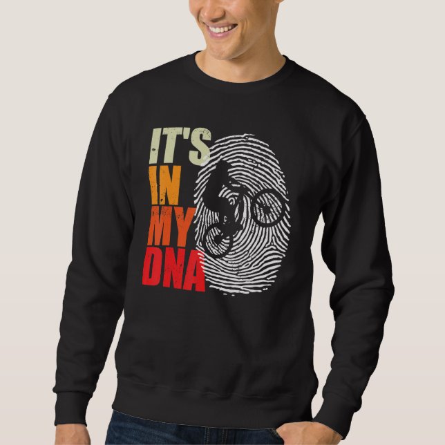 Moletom Está no meu DNA Mountainbike (Frente)