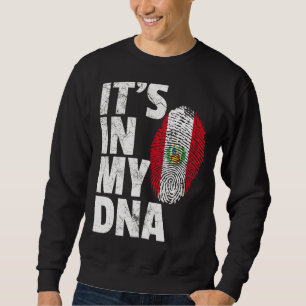 Moletom Está no meu DNA, Peru, Bandeira Souvenir