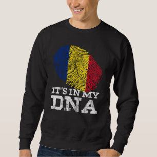 Moletom Está no meu DNA, presentes romenos americanos Lega