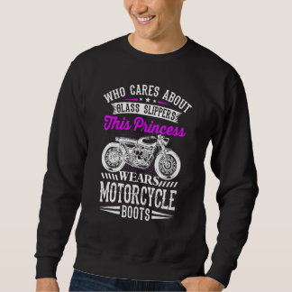 Moletom Esta Princesa Veste Botas De Motocicleta Não Vidro