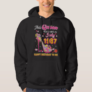 Moletom Esta Rainha Foi Nascer Em Julho De 1987 Feliz Aniv