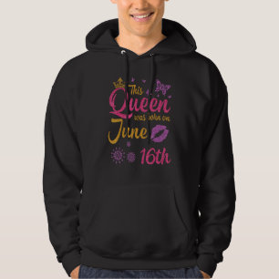 Moletom Esta Rainha Foi Nascer No Feliz Aniversário De 16