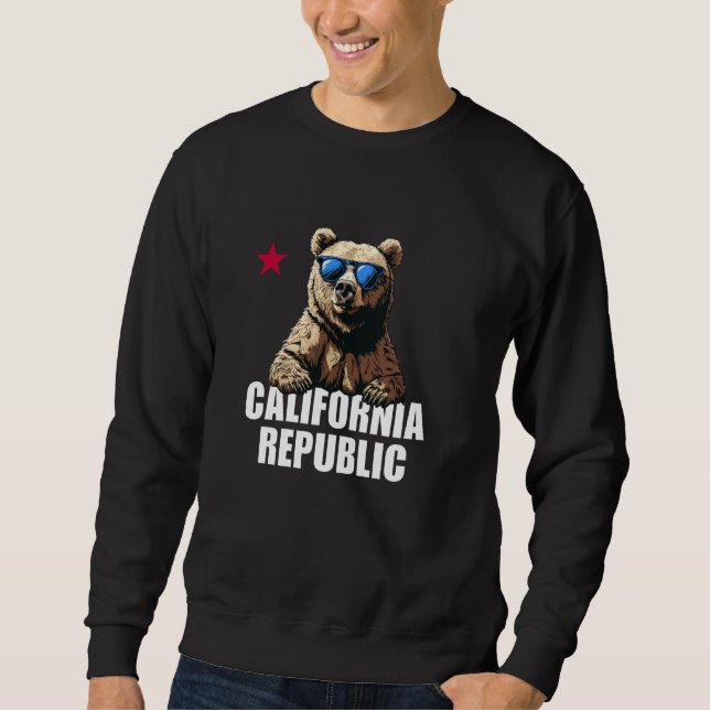 Moletom Estado da República da Califórnia (Frente)