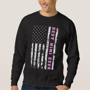 Moletom Estados Unidos Afetaram A Bandeira Americana Mimi 
