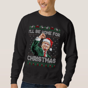 Moletom Estarei Em Casa Para O Natal Engraçado.