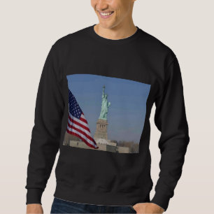 Moletom Estátua da Liberdade e Bandeira Americana Patrióti