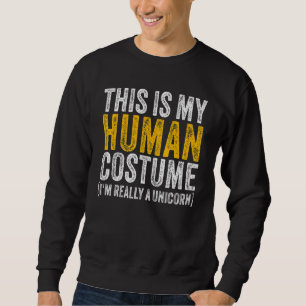 MOLETOM ESTE É MEU DISFARCE DE HUMANO, EU SOU REALMENTE UM