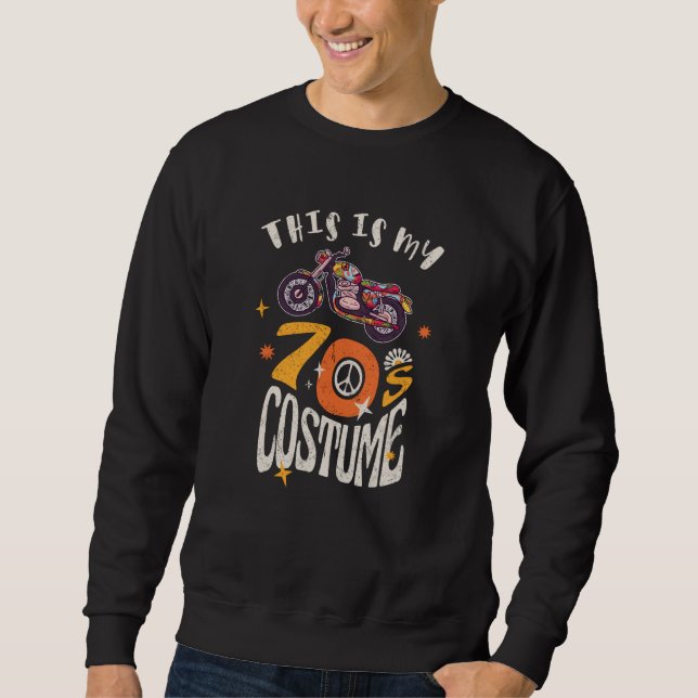 Moletom Este é o meu efeito de roupa Grunge dos anos 70 (Frente)