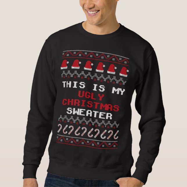 Moletom Este É O Meu Feriado Engraçado De Natal (Frente)