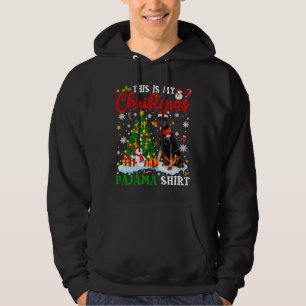 Moletom Este É O Meu Natal Pajama Doberman 96