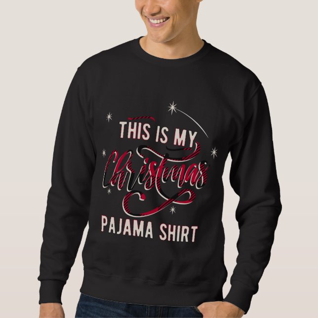Moletom Este É O Meu Pajama De Natal (Frente)
