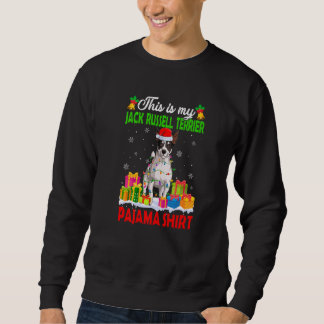 Moletom Este É O Meu Pajama De Natal Jack Russell Terrier 