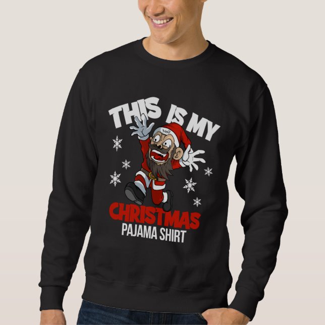 Moletom Este É O Meu Pijama De Natal  Natal (Frente)
