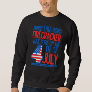 Moletom Este Firecracker Foi Nascer Em 4 De Julho De Anive