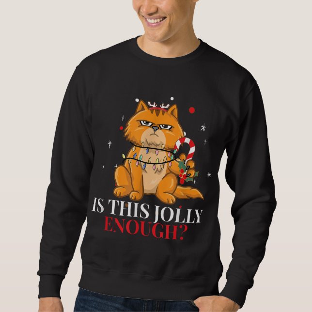 Moletom Este geleia de gato preto é perfeito para um... (Frente)