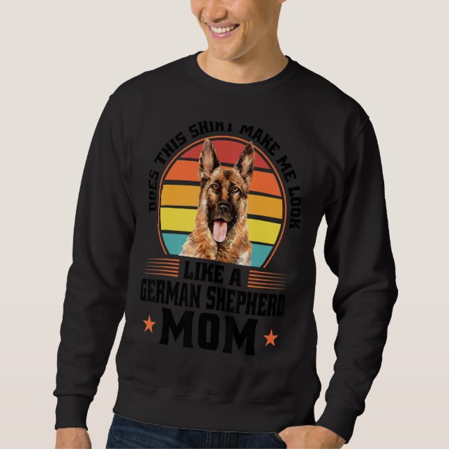 Moletom Este German shepherd Mãe Cachorro É Proprietário D (Frente)