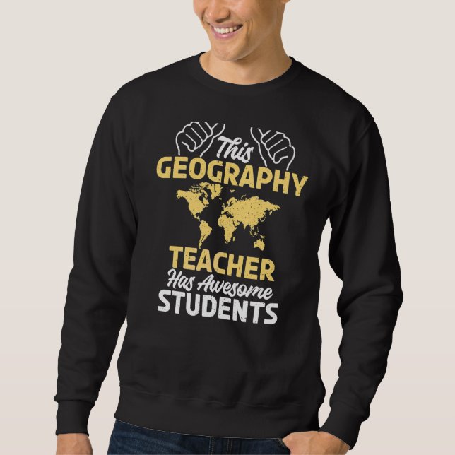 Moletom Este Professor De Geografia Tem Uma Geografia De E (Frente)