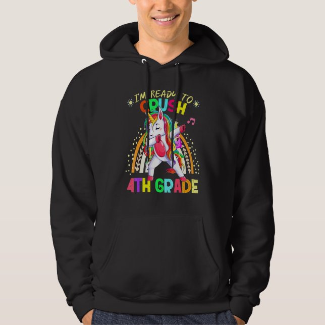 Moletom Estilo Arco-Íris Estou Pronto Para Esmagar Dabbing (Frente)