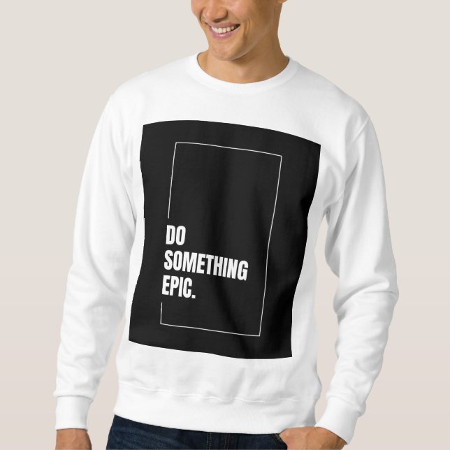 Moletom Estilo confortável para o dia a dia (Frente)