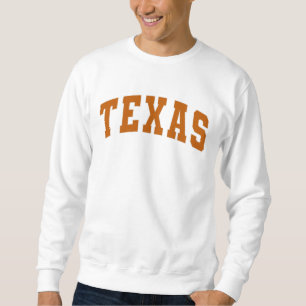 Moletom Estilo da Escola de Varsity do Texas Vintage