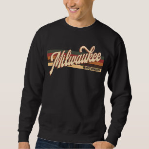 Moletom Estilo de Anos 80 de Milwaukee Wisconsin Retro 197