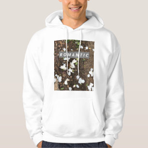 Moletom Estilo de berinjela estética de flores ROMÂNTICA