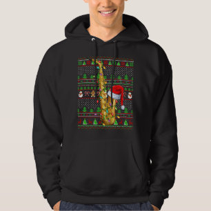 Moletom Estilo de Sweater Feio Xmas Iluminante Natal Saxof