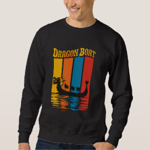 Moletom Estilo de Vintage do Dragon Boat Design Retro, Lak