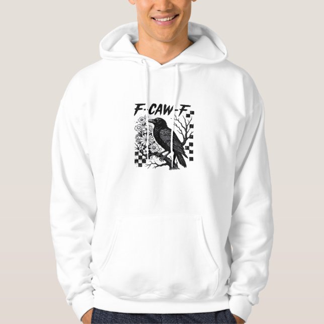 Moletom Estilo engraçado e essencial F Caw F (Frente)