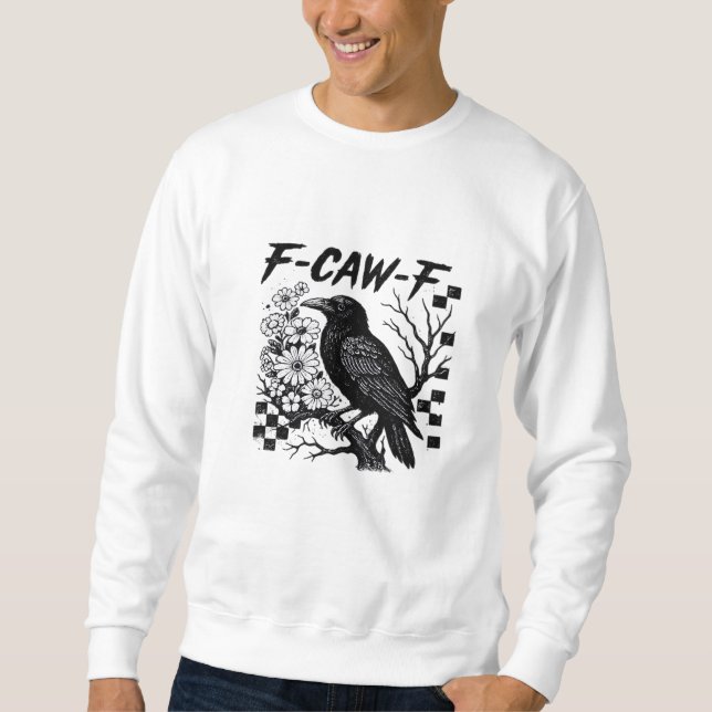 Moletom Estilo engraçado e moderno F Caw F essencial (Frente)