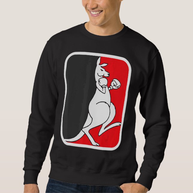 Moletom Estilo Kangaroo Box da Austrália Outback Kangaroos (Frente)