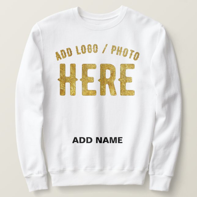 MOLETOM ESTILO MODERNO PERSONALIZÁVEL BRANCO VERIFICADO MA (Frente do Design)
