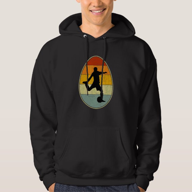Moletom Estilo Retro Páscoa Páscoa Engraçada De Ovos (Frente)