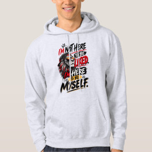 Moletom Estilo Rua Leão Seja Você Mesmo Design