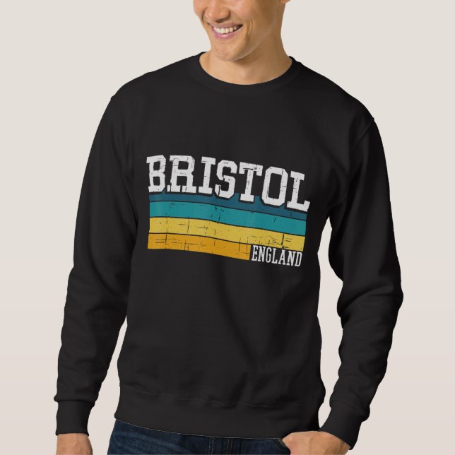 Moletom Estilo Vintage 70s 80s Bristol Inglaterra 1 (Frente)