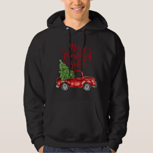 Moletom Estilo Vintage Fazenda Caminhão Vermelho Feliz Nat