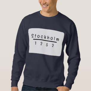 Moletom Estocolmo 1252 Personalizar